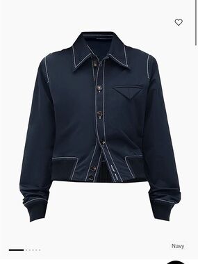 Bottega Veneta Harrington Crop Jacket